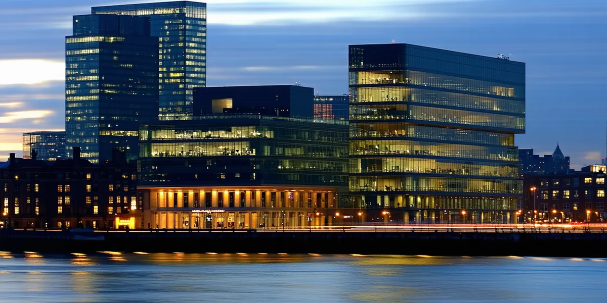 RegSynq founding scene — Canary Wharf compliance professionals